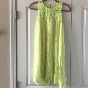 Bright yellow Lilly Pulitzer swing dress